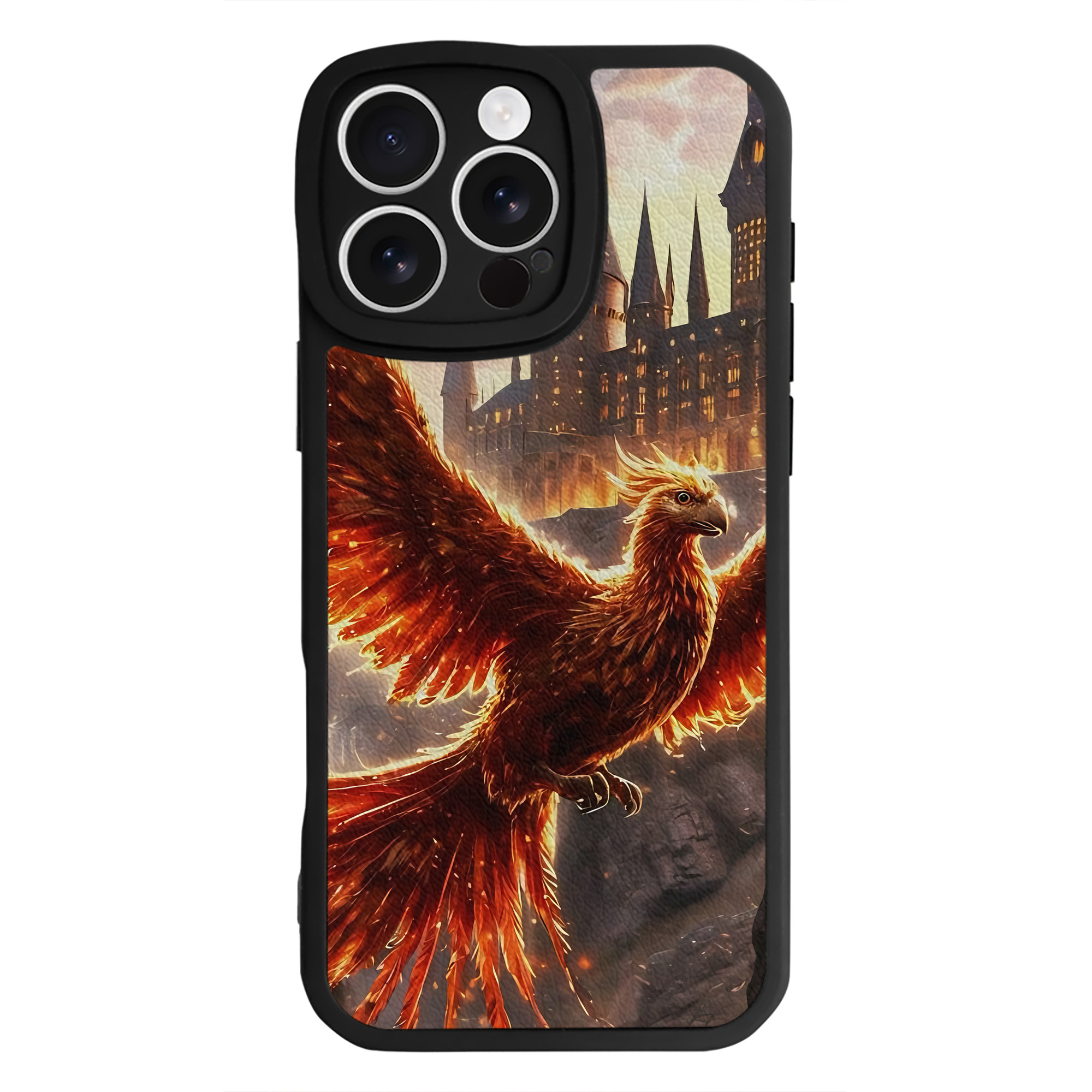 （画像用） Harry Potter ハリー・ポッターシリーズ 【iPhone 16シリーズ対応】シリコンスマホケース（レザー調） 材質：シリコン
